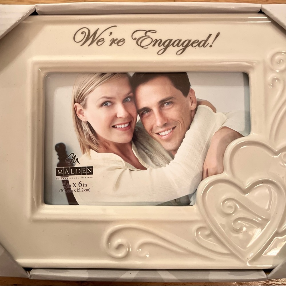 Just Engaged Picture Frame